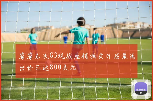 霉霉东决G3观战座椅拍卖开启最高出价已达800美元